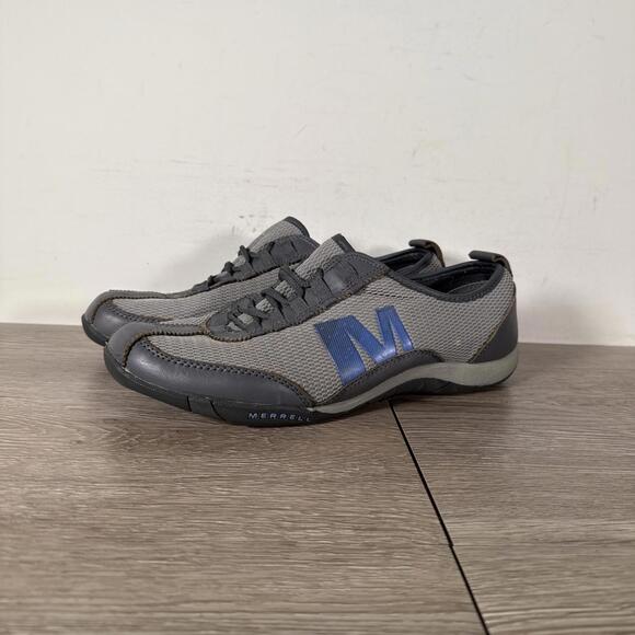 Merrell Tango Breeze Womens US Size 10 Gray Leather and Mesh Trail Running Shoes - Picture 1 of 7
